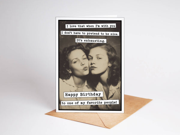 Greeting Card - Funny Birthday