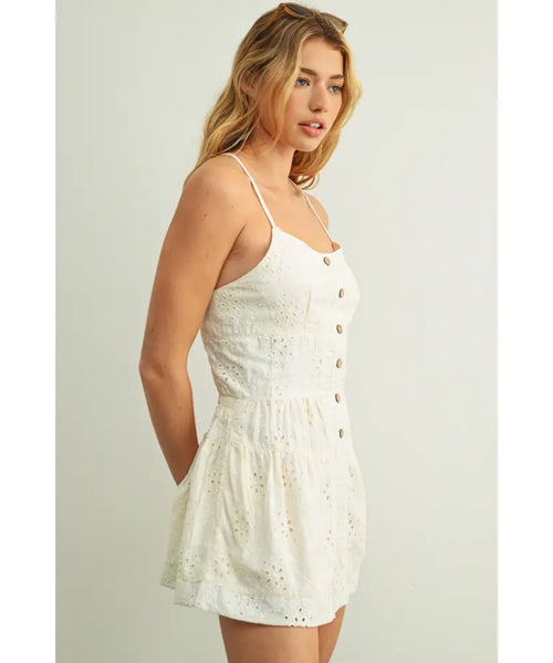 Neon Moon Eyelet Romper