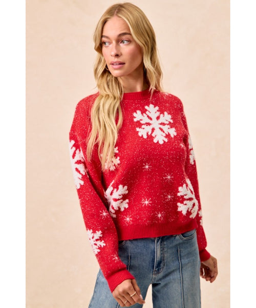 Seasons Snowflake Sweater