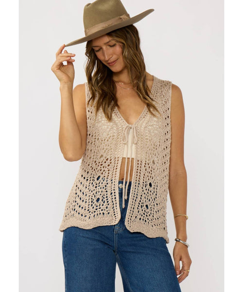 Bodee Knit Crochet Vest