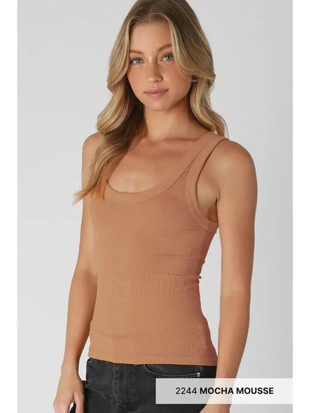 Reversible Ribbed Tank - Multiple Colors