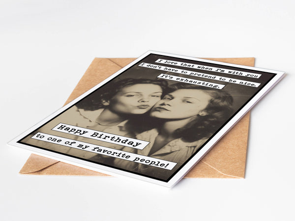 Greeting Card - Funny Birthday