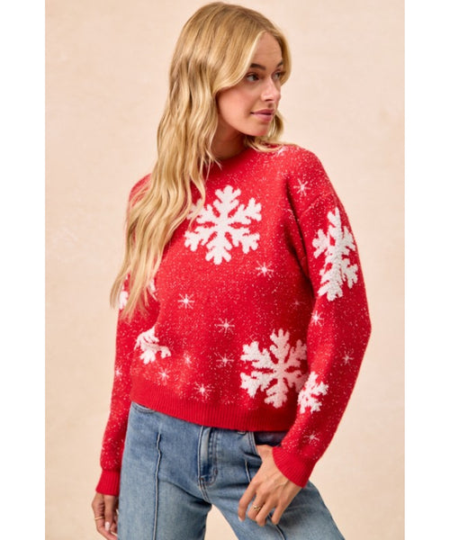 Seasons Snowflake Sweater