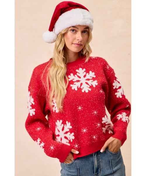 Seasons Snowflake Sweater