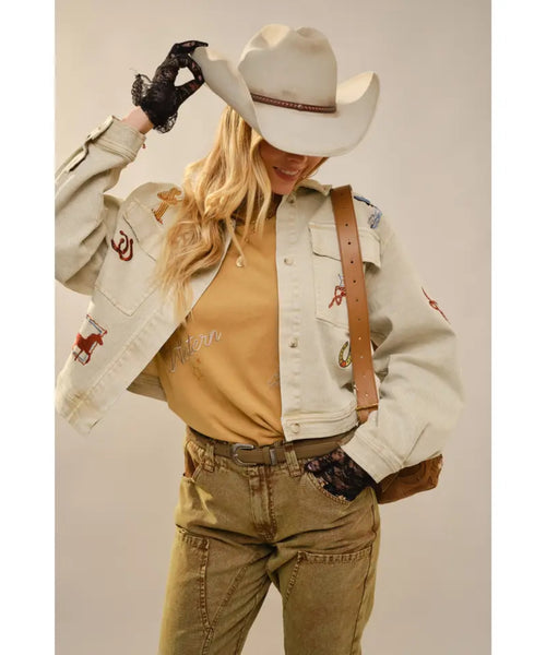 Buck Up Western Denim Jaket