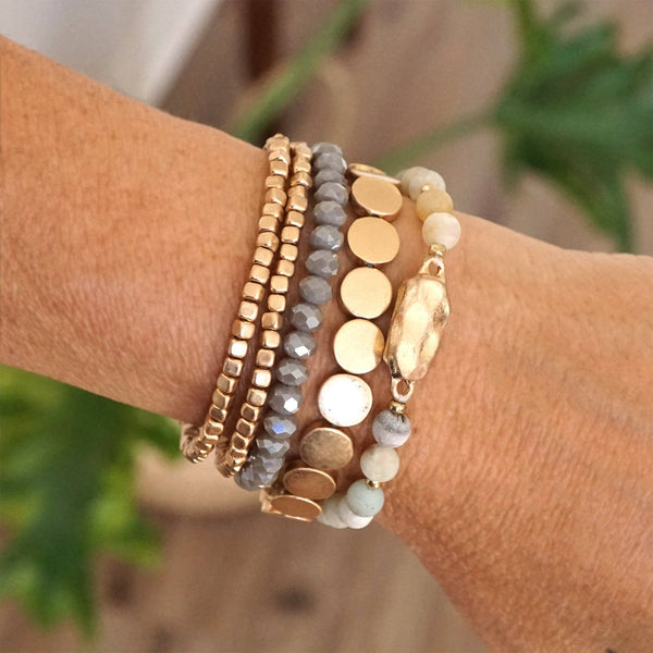 Seville Beaded Bracelet Stack