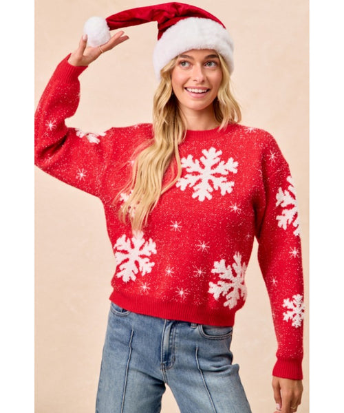 Seasons Snowflake Sweater