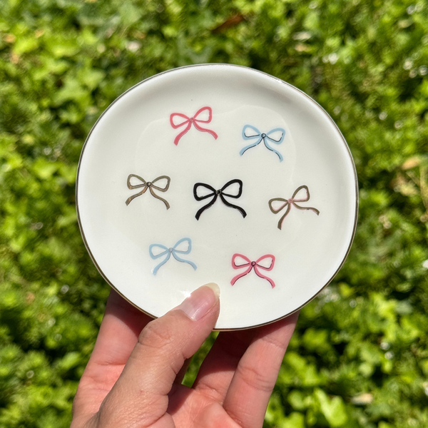 Multicolor Bows - Trinket Dish