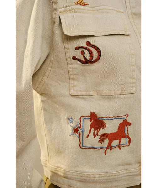 Buck Up Western Denim Jaket