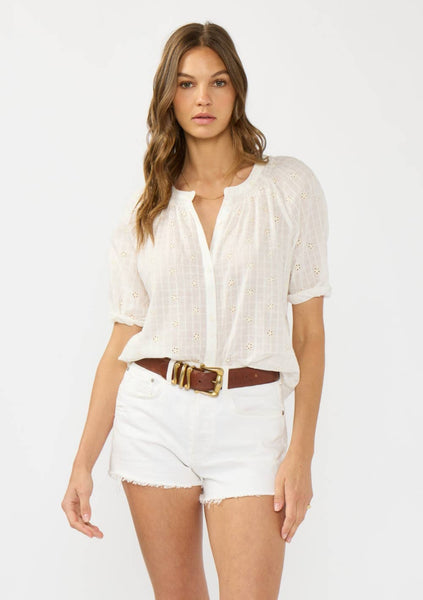 Calliope Puff Sleeve Button Down Blouse