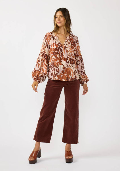 Aria Print Blouse