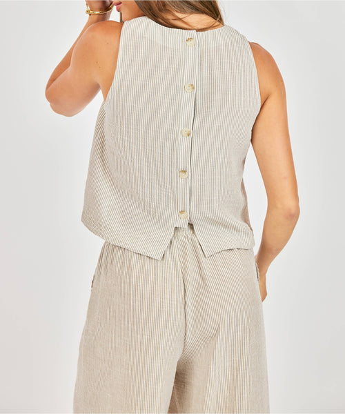Golden Sun Pinstripe Pants