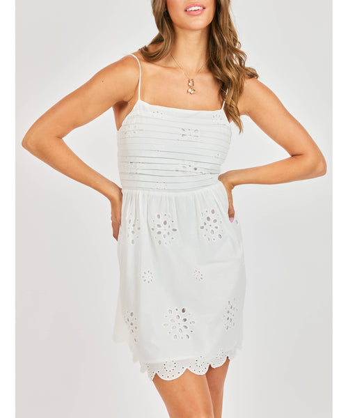 Remington Eyelet Mini Dress