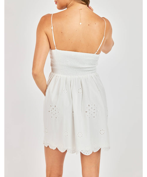 Remington Eyelet Mini Dress