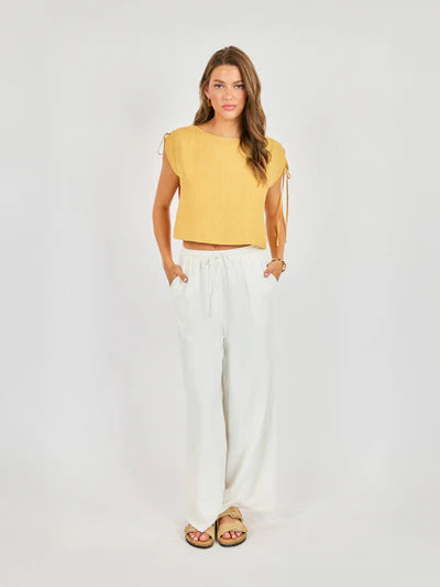 Sugared Elastic Waist Pants