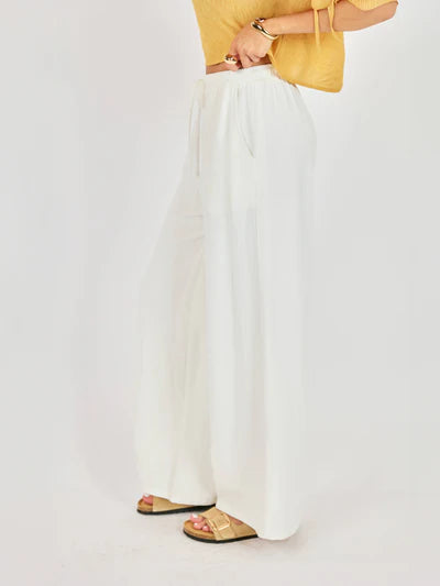 Sugared Elastic Waist Pants