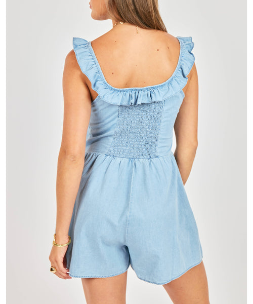 Breezebay Chambray Romper