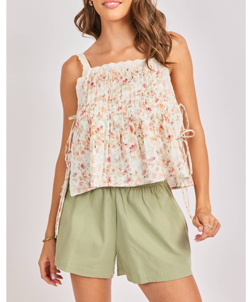 Myra Lace Detail Tank Top