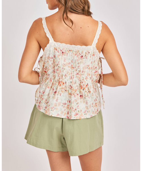 Myra Lace Detail Tank Top