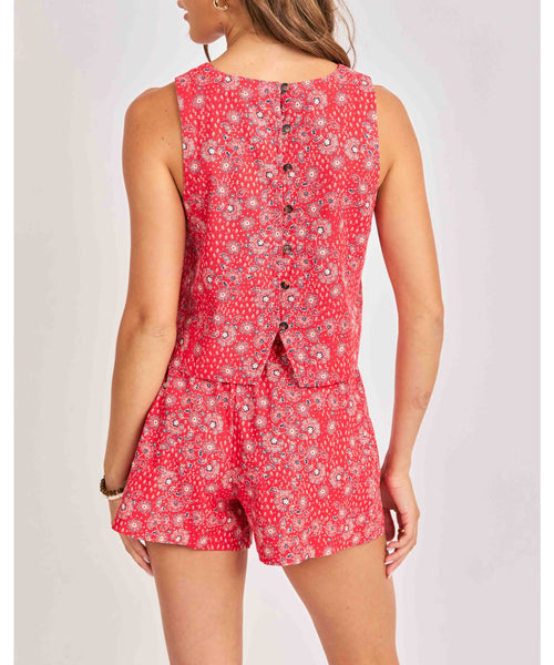 Floral Fireworks Tank Top