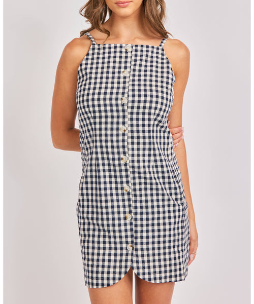 Tribute Gingham Mini Dress