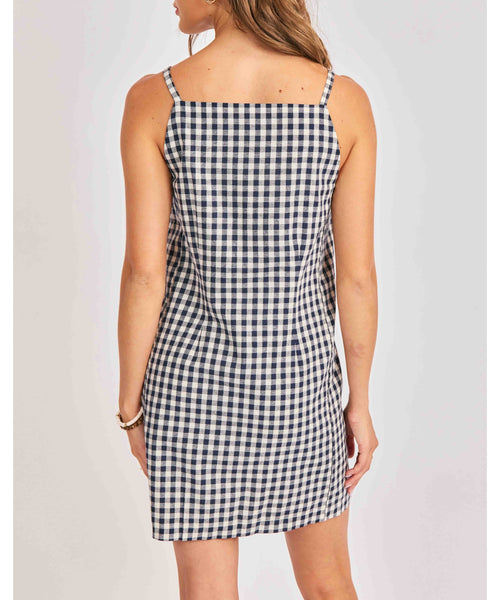 Tribute Gingham Mini Dress