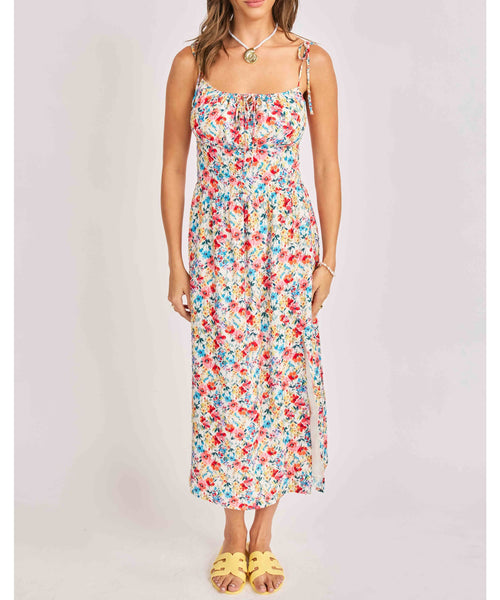 Walk in the Park Floral Midi Dress