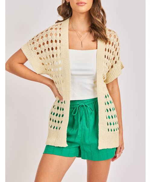 Darci Open Knit Cardigan