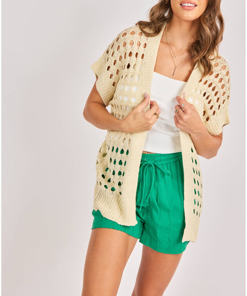Darci Open Knit Cardigan