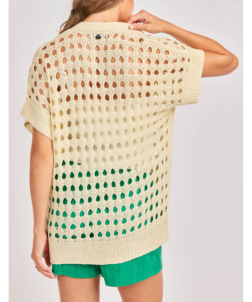 Darci Open Knit Cardigan