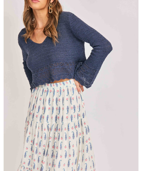 Laguna Open Knit Pullover