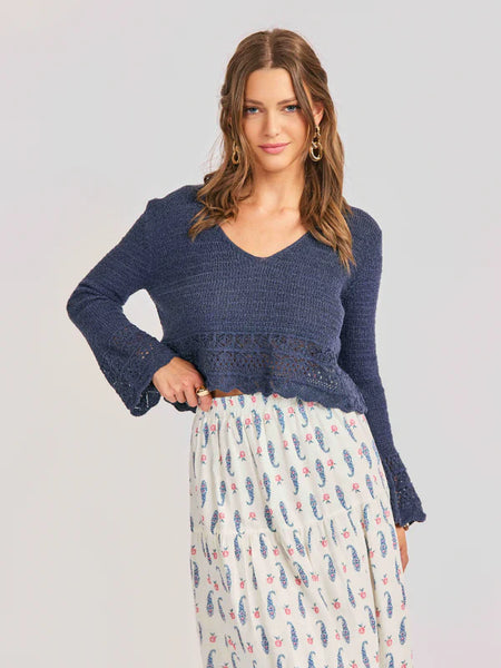 Laguna Open Knit Pullover
