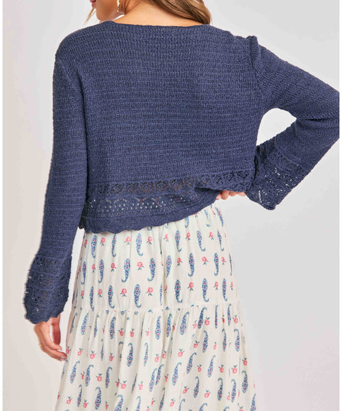 Laguna Open Knit Pullover