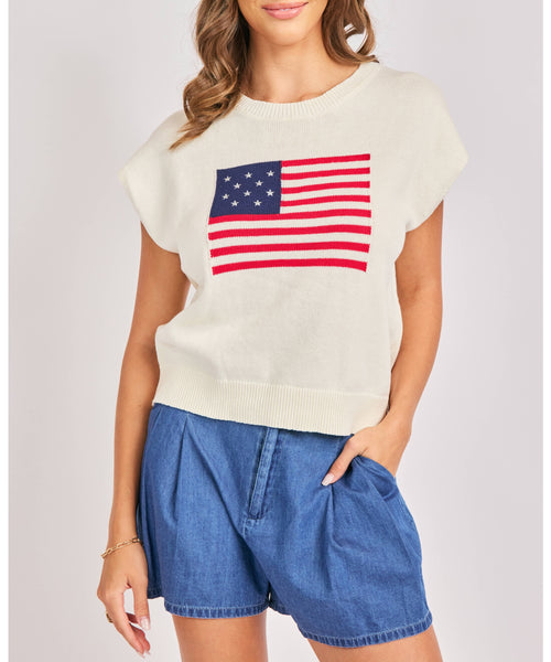 American Dream Flag Sweater