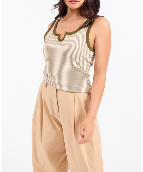 Gaia Stripe Tank Top
