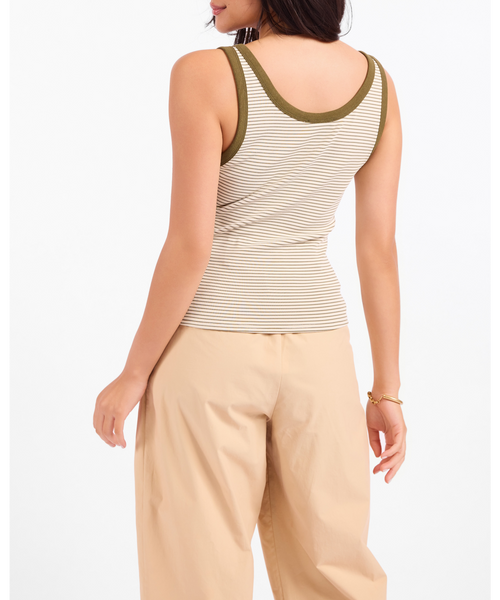 Gaia Stripe Tank Top