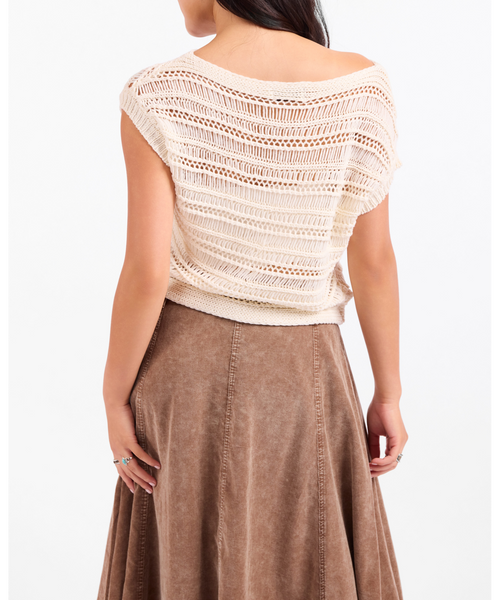 Lark Open Knit Top
