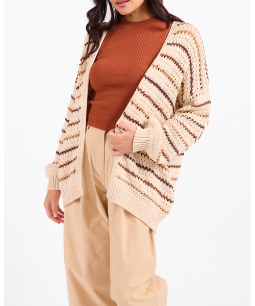 Wren Stripe Cardigan