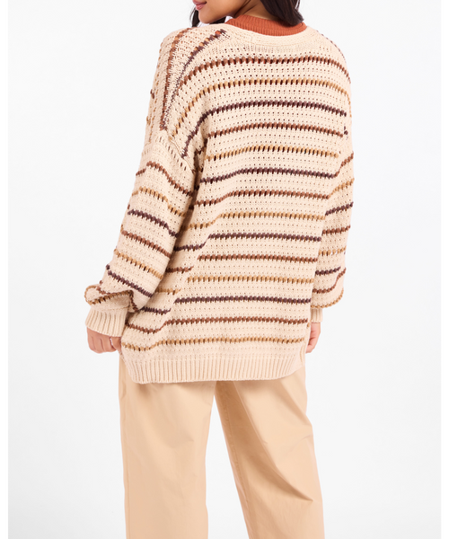 Wren Stripe Cardigan
