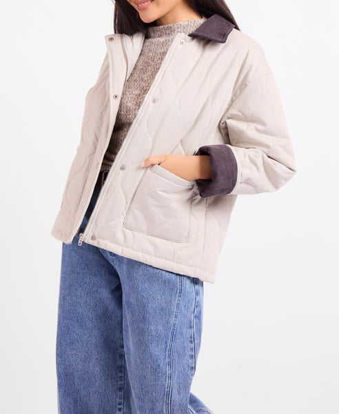 Chloe Quilted Barn Jacket