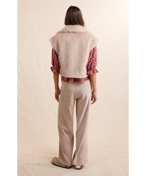Georgana Faux Fur Vest