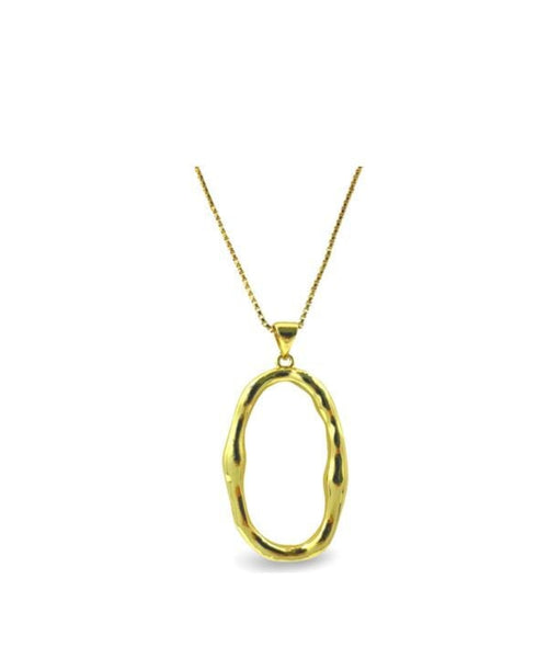 Oval Pendant Necklace