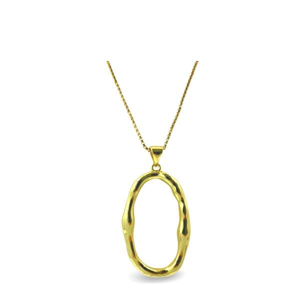 Oval Pendant Necklace