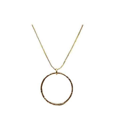 Circle Hoop Gold Chain