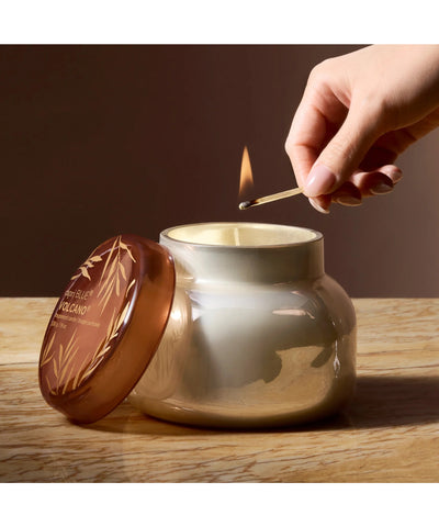 Capri Blue Autumn Glow Volcano White Signature Candle - Volcano 19oz