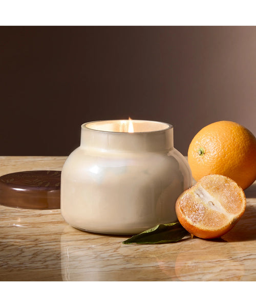 Capri Blue Autumn Glow Volcano White Signature Candle - Volcano 19oz