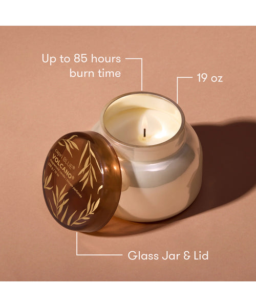 Capri Blue Autumn Glow Volcano White Signature Candle - Volcano 19oz