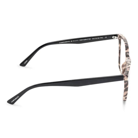 Diff Reader/Blue Light Glasses - Leah Leopard Tortoise