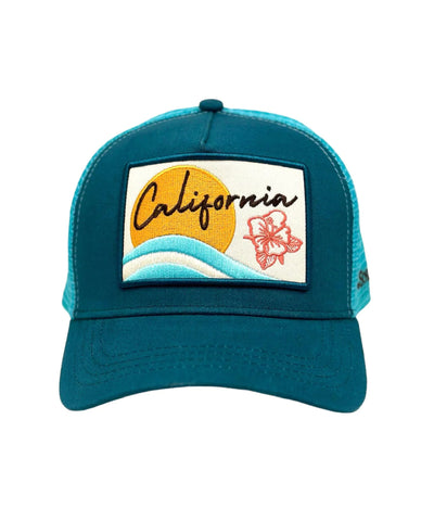 California Trucker Hat - Blue