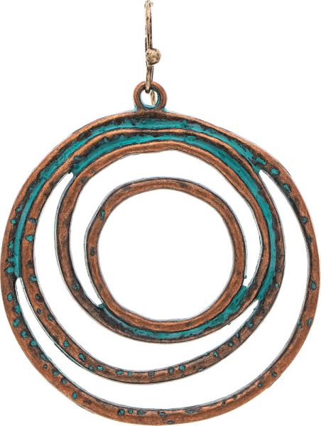 Patina Hoop Earrings